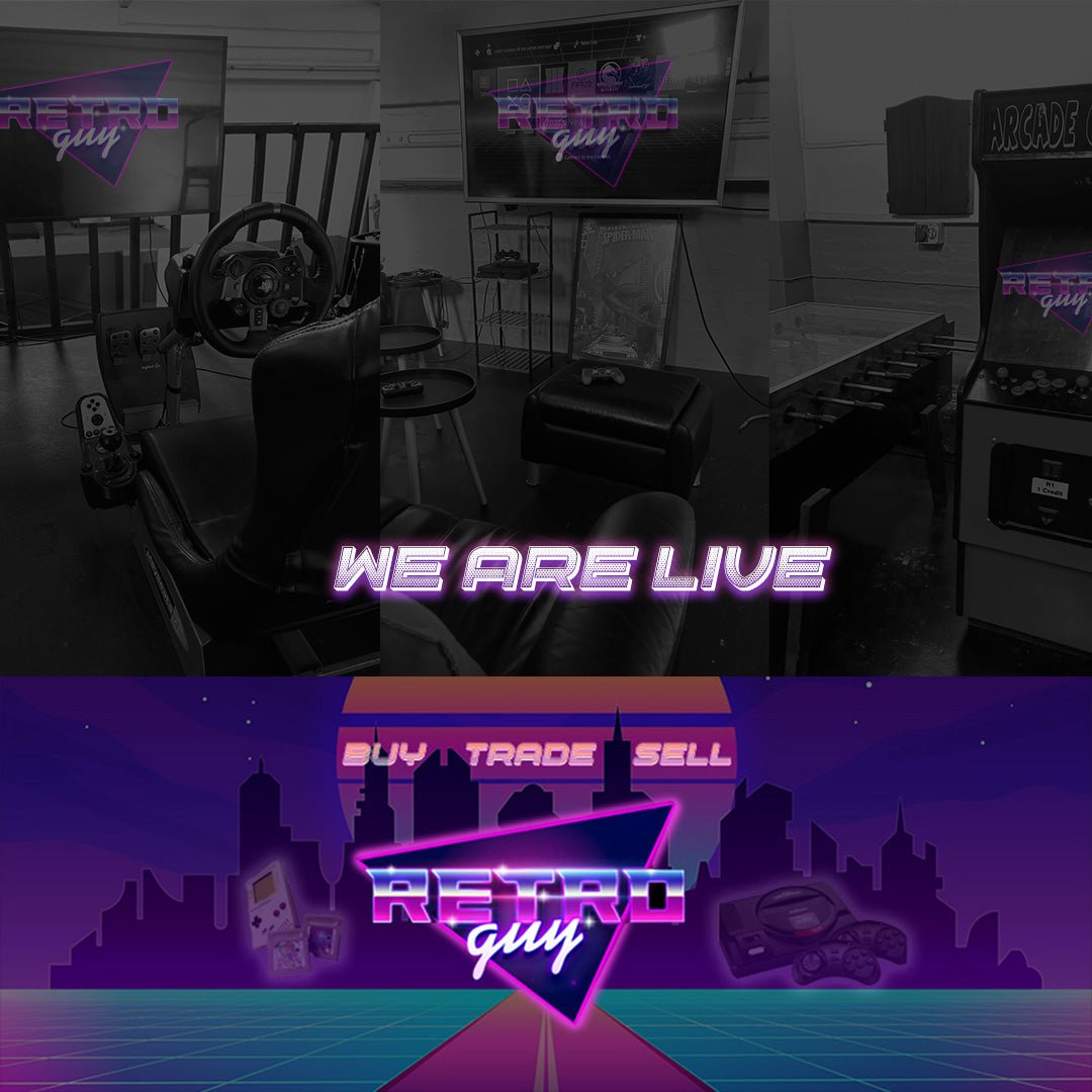 WE ARE LIVE & OPEN - RetroguySA