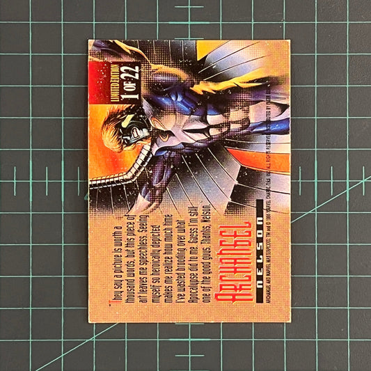1 Archangel | Nelson | Canvas | 1995 | Marvel Masterpieces | Trading Card - RetroguySA