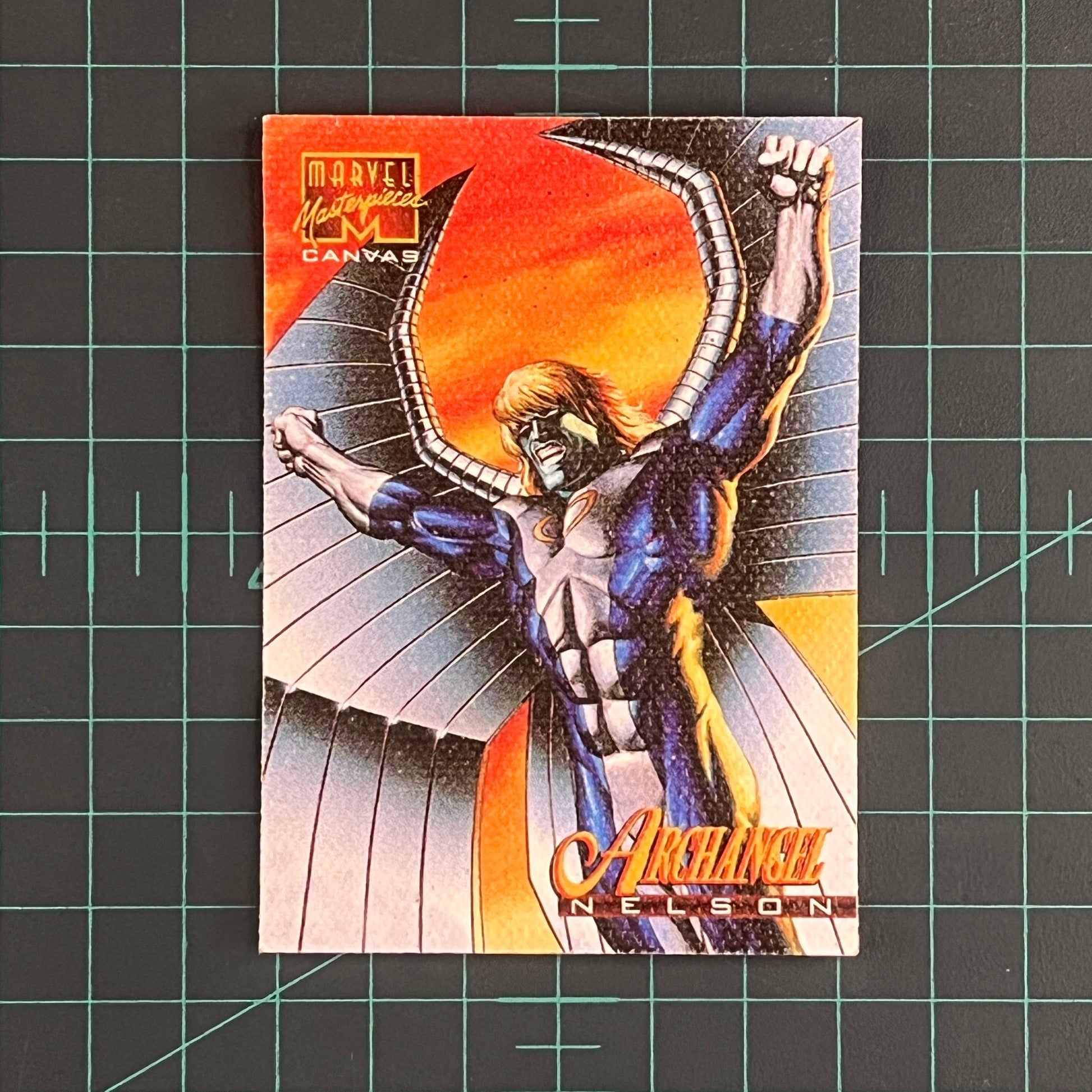 1 Archangel | Nelson | Canvas | 1995 | Marvel Masterpieces | Trading Card - RetroguySA