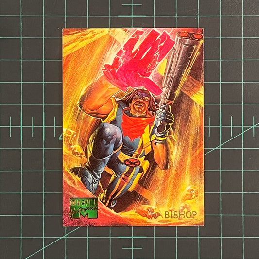 10 Bishop | Devries | 1995 | Marvel Masterpieces | Trading Card - RetroguySA
