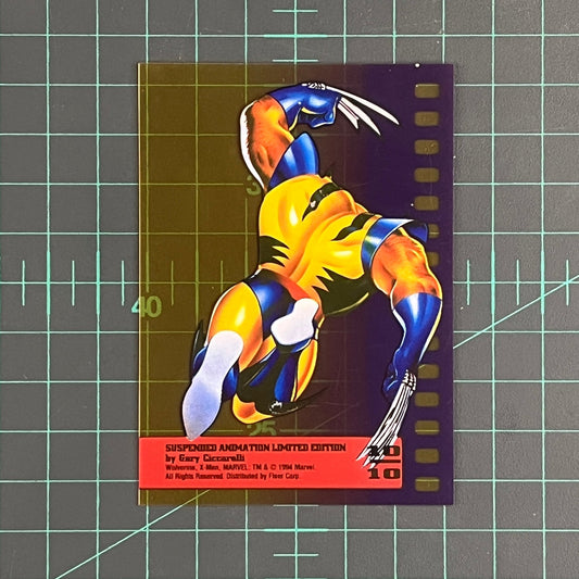 10 Wolverine | Suspended Animation | 1995 | Fleer Ultra X - Men | Trading Card - RetroguySA