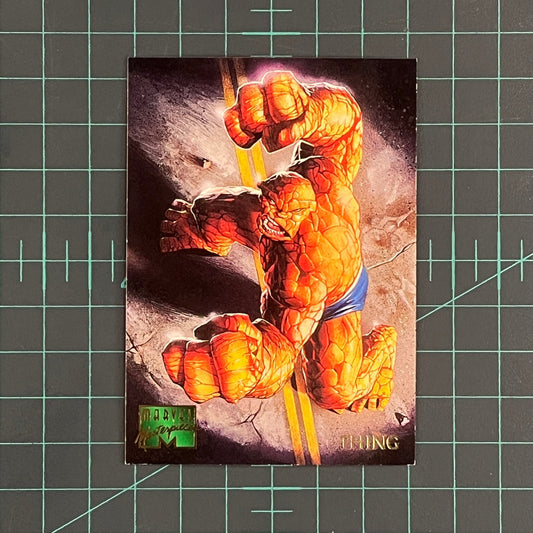 100 Thing | Devries | 1995 | Marvel Masterpieces | Trading Card - RetroguySA