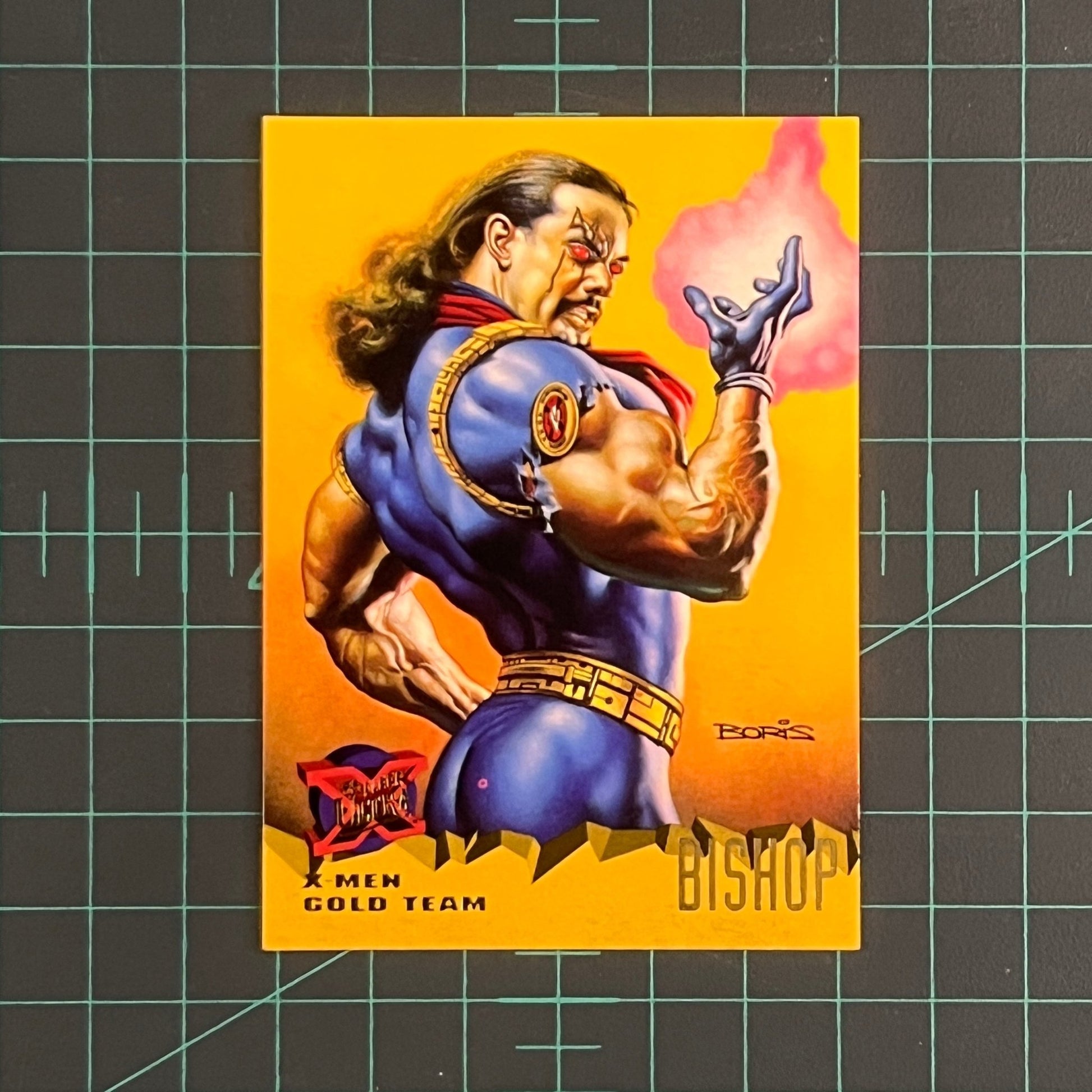 101 Bishop | Vallejo | Gold team | 1995 | Fleer Ultra X - Men | Trading Card - RetroguySA
