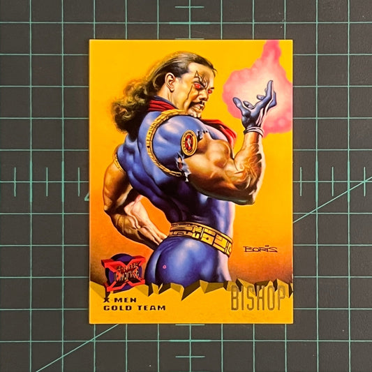 101 Bishop | Vallejo | Gold team | 1995 | Fleer Ultra X - Men | Trading Card - RetroguySA