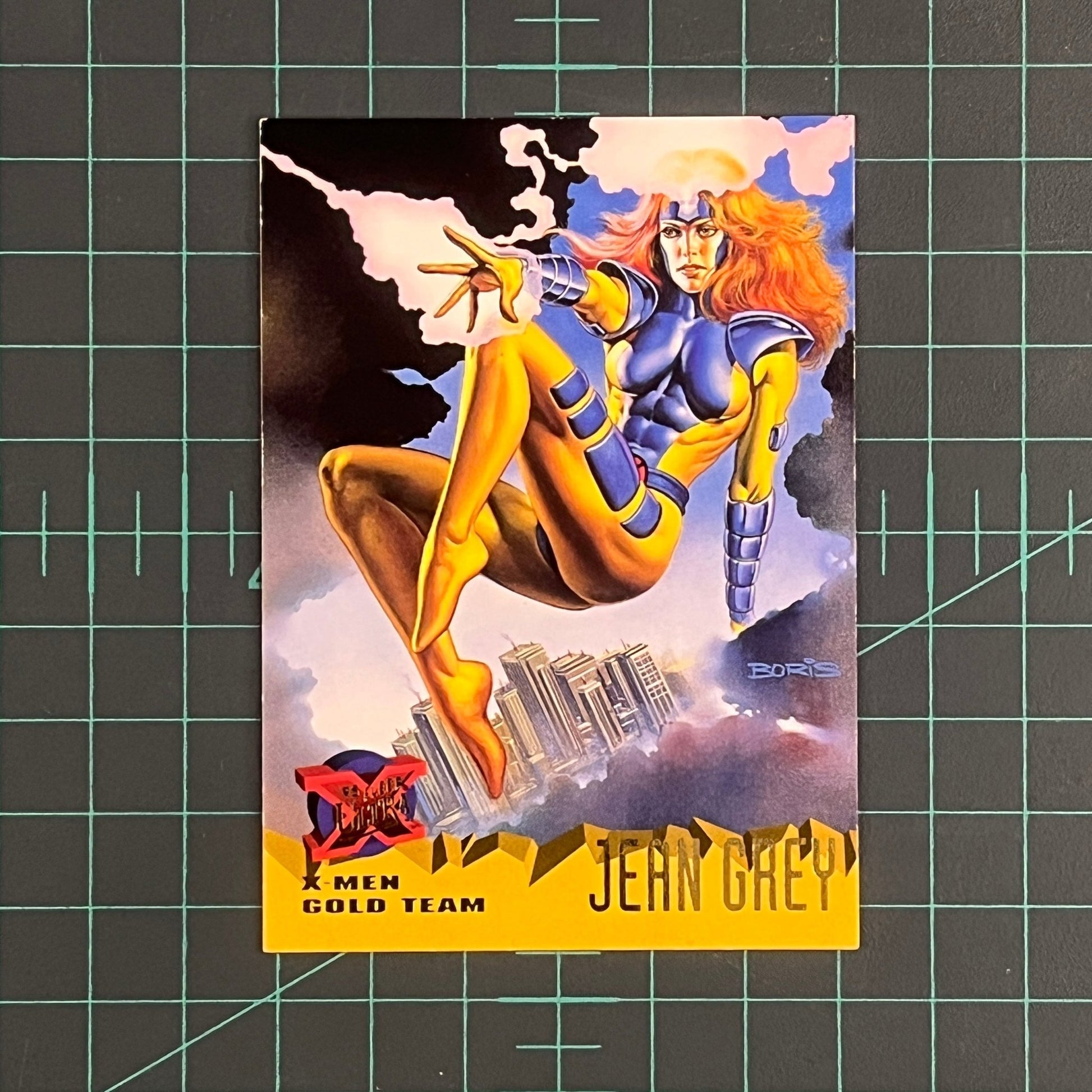 102 Jean Grey | Vallejo | Gold team | 1995 | Fleer Ultra X - Men | Trading Card - RetroguySA