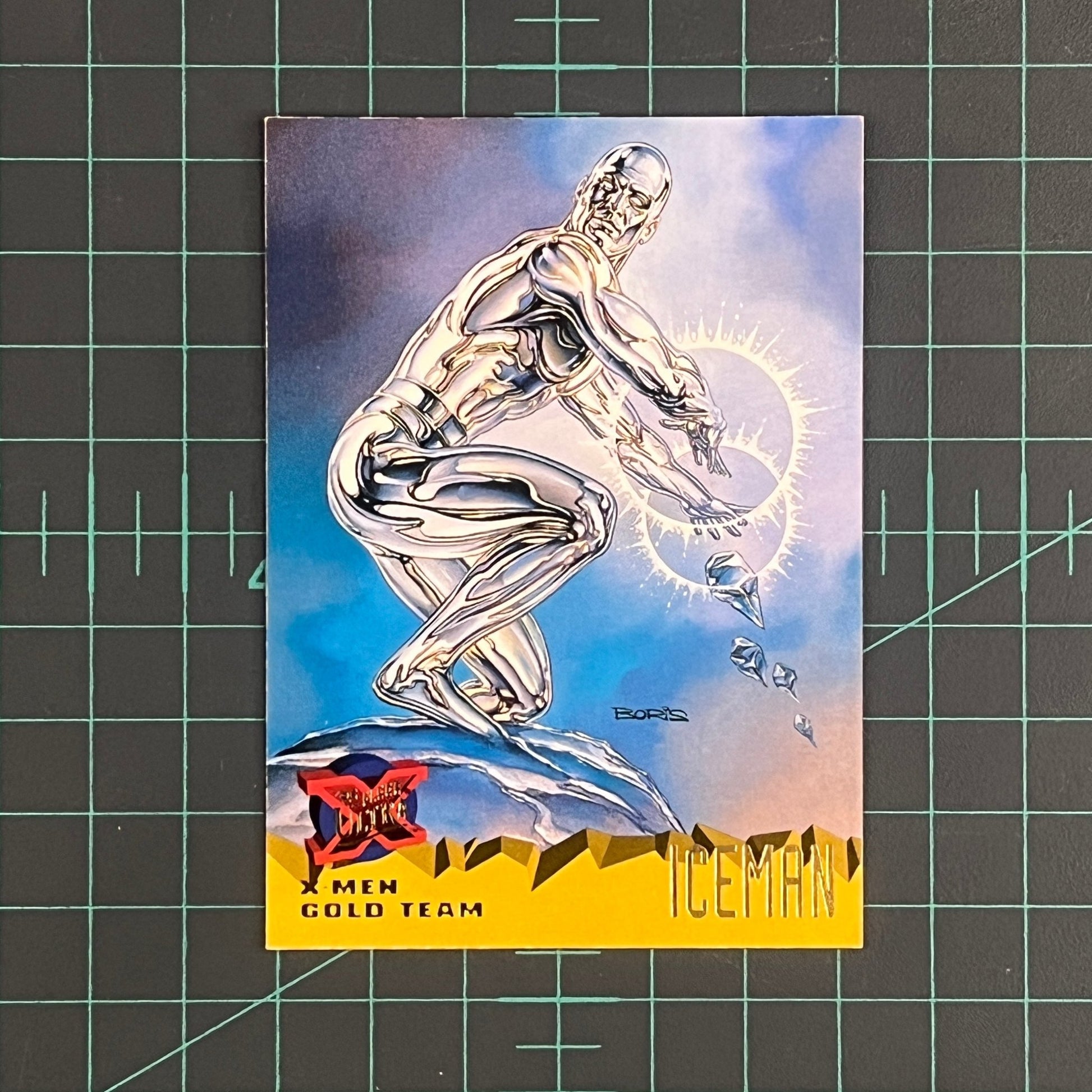 103 Iceman | Vallejo | Gold team | 1995 | Fleer Ultra X - Men | Trading Card - RetroguySA