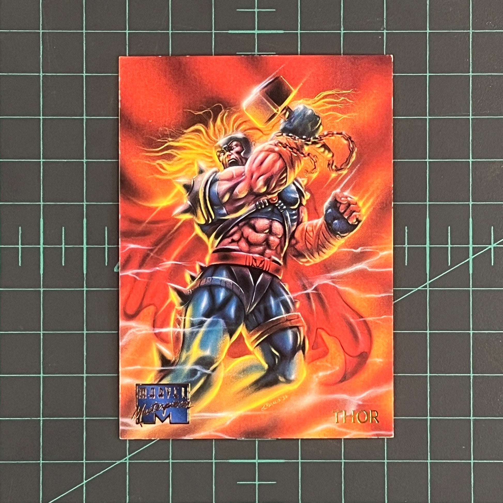 104 Thor | Patelis | 1995 | Marvel Masterpieces | Trading Card - RetroguySA