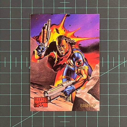 11 Bishop | Nelson | 1995 | Marvel Masterpieces | Trading Card - RetroguySA