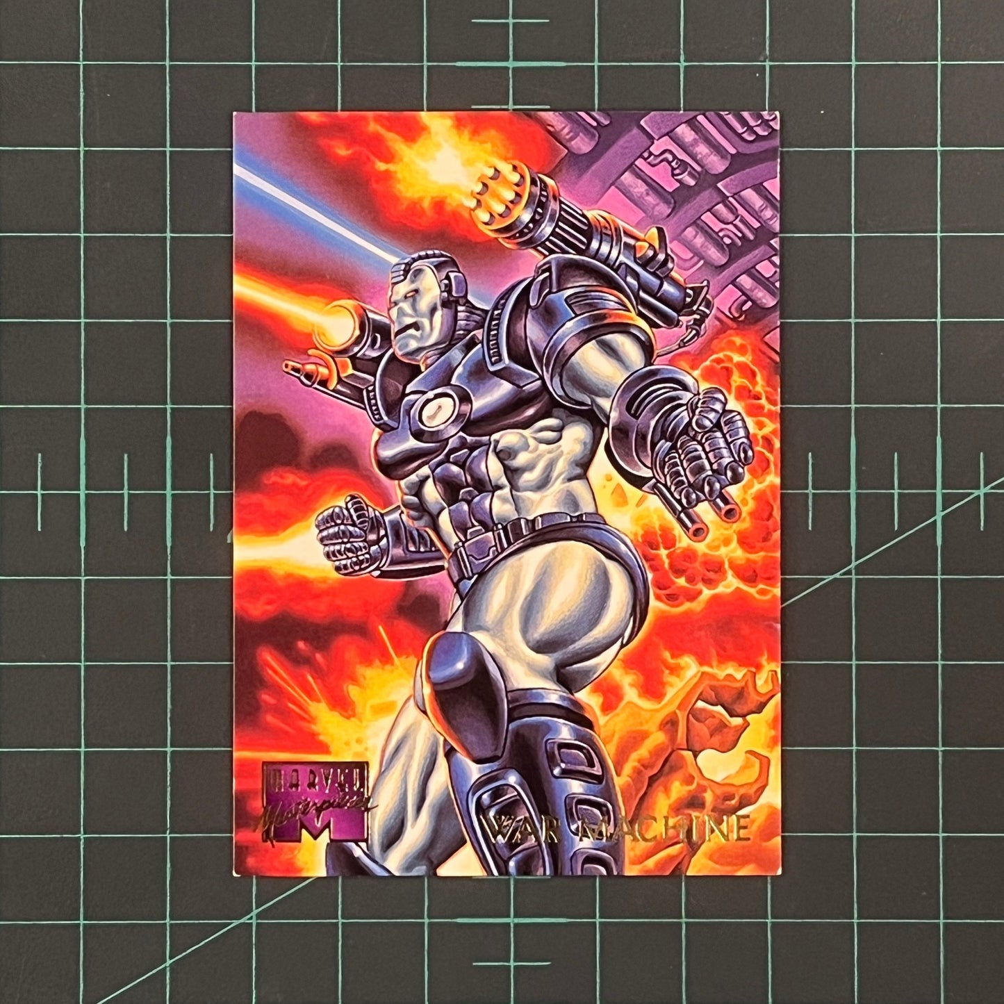 111 War Machine | Scanlan | 1995 | Marvel Masterpieces | Trading Card - RetroguySA