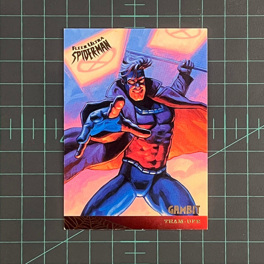 117 Gambit | 1995 | Fleer Ultra Spider - Man | Trading Card - RetroguySA
