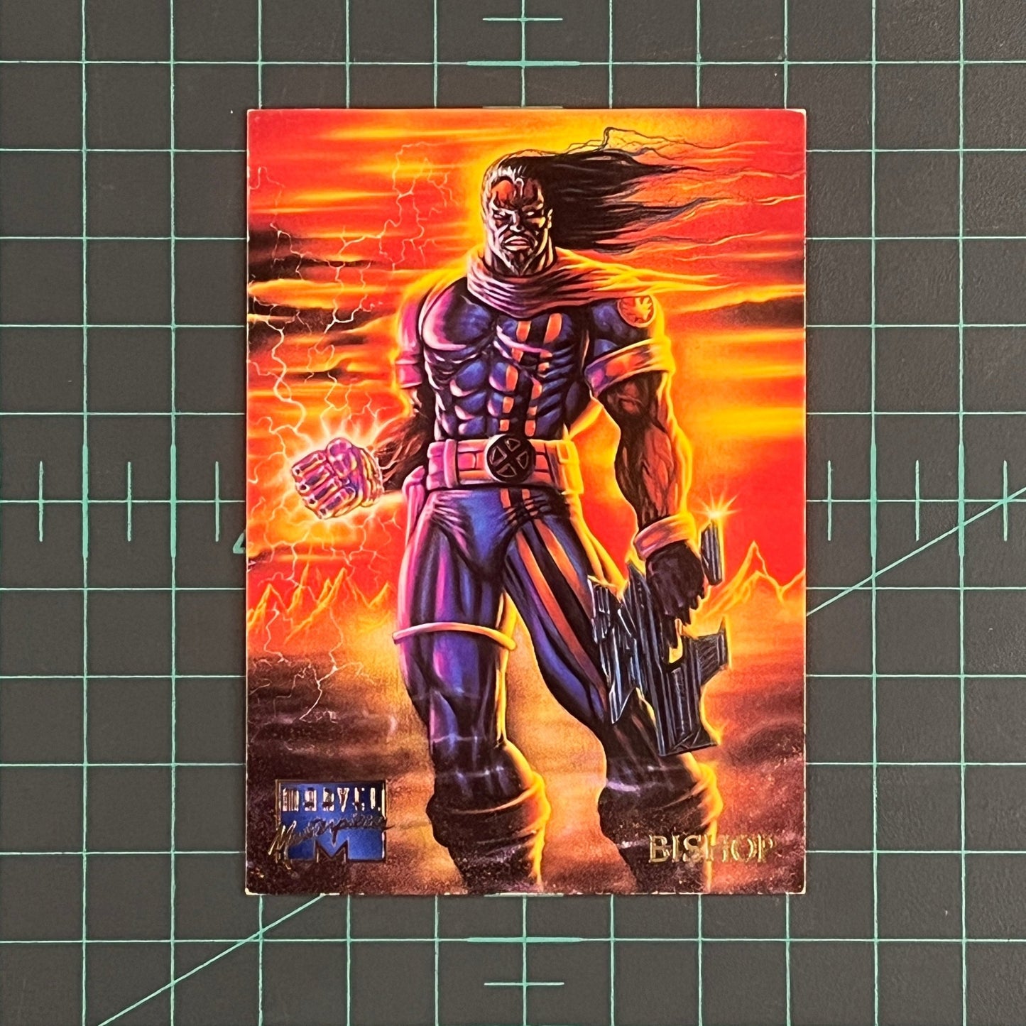 12 Bishop | Patelis | 1995 | Marvel Masterpieces | Trading Card - RetroguySA