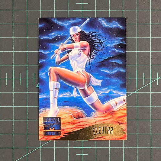 124 Elektra | Patelis | 1995 | Marvel Masterpieces | Trading Card - RetroguySA