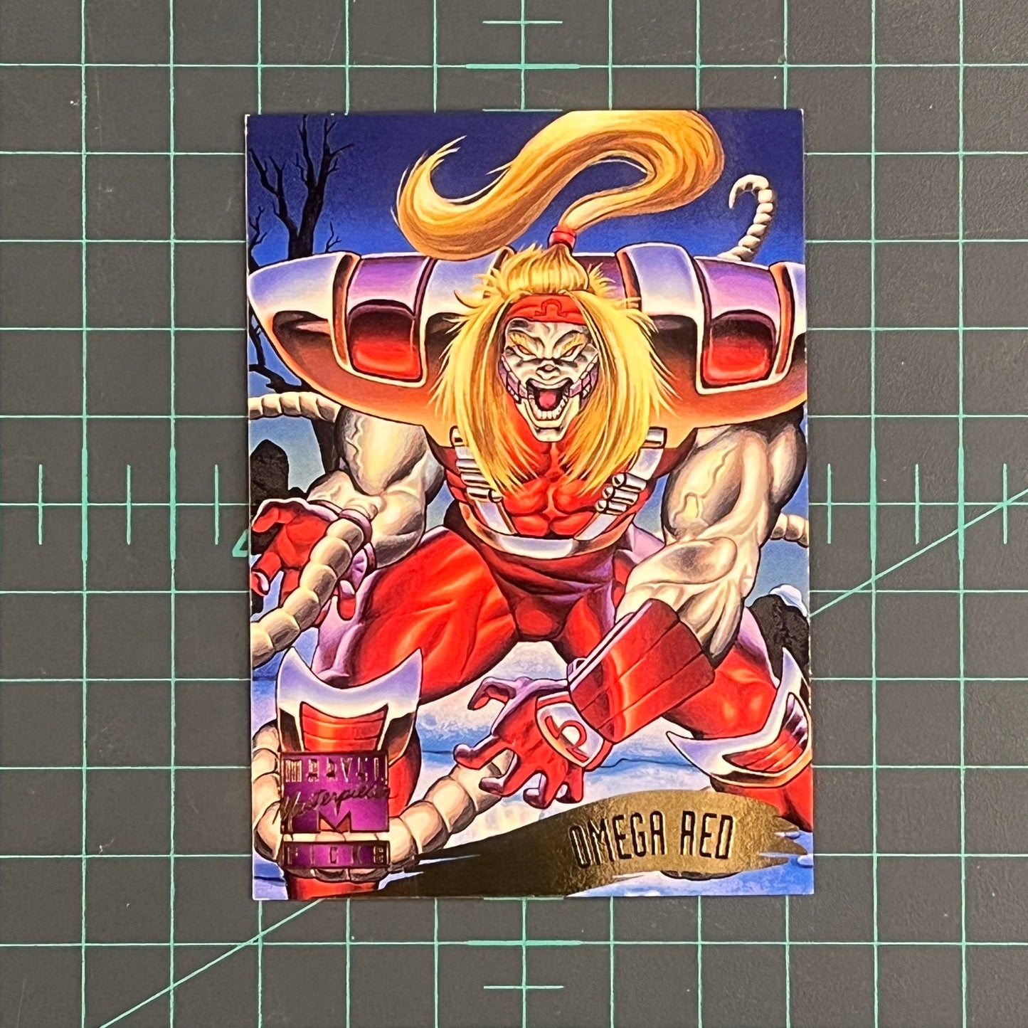 138 Omega Red | Scanlan | 1995 | Marvel Masterpieces | Trading Card - RetroguySA