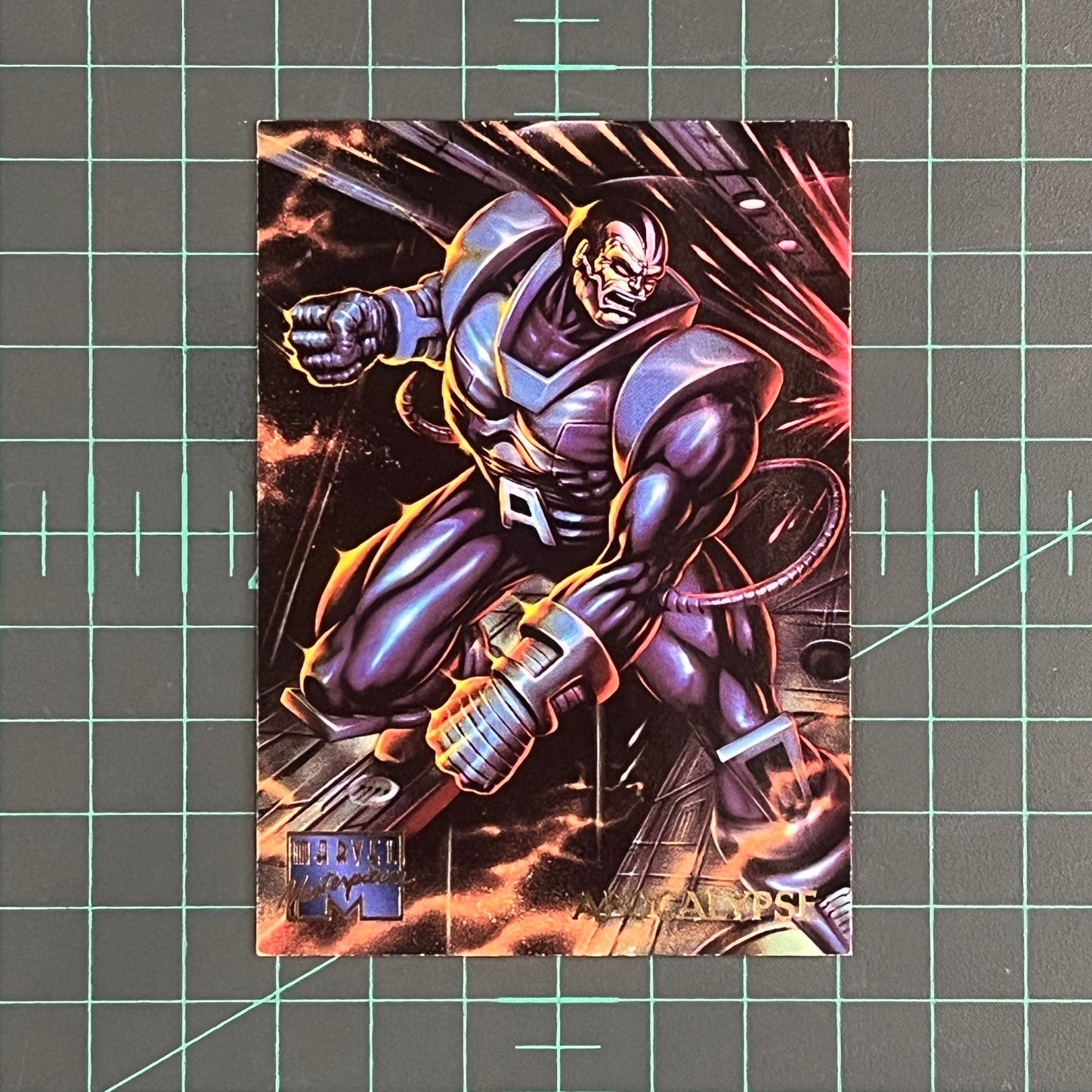 2 Apocalypse | Patelis | 1995 | Marvel Masterpieces | Trading Card - RetroguySA