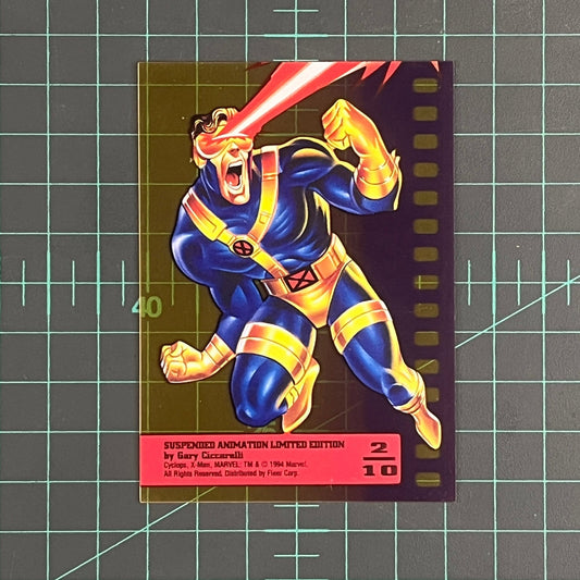 2 Cyclops | Suspended Animation | 1995 | Fleer Ultra X - Men | Trading Card - RetroguySA