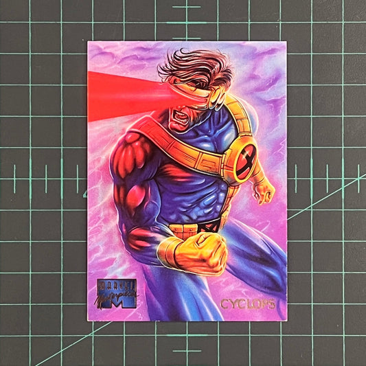 23 Cyclops | Patelis | 1995 | Marvel Masterpieces | Trading Card - RetroguySA