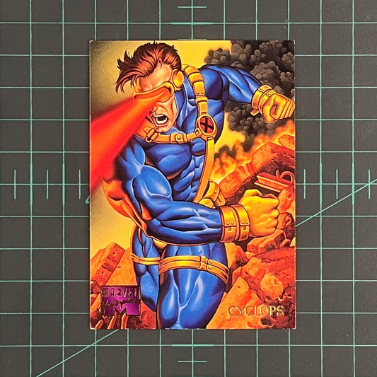 24 Cyclops | Scanlan | 1995 | Marvel Masterpieces | Trading Card - RetroguySA
