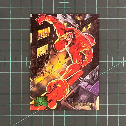 25 Daredevil | Devries | 1995 | Marvel Masterpieces | Trading Card - RetroguySA