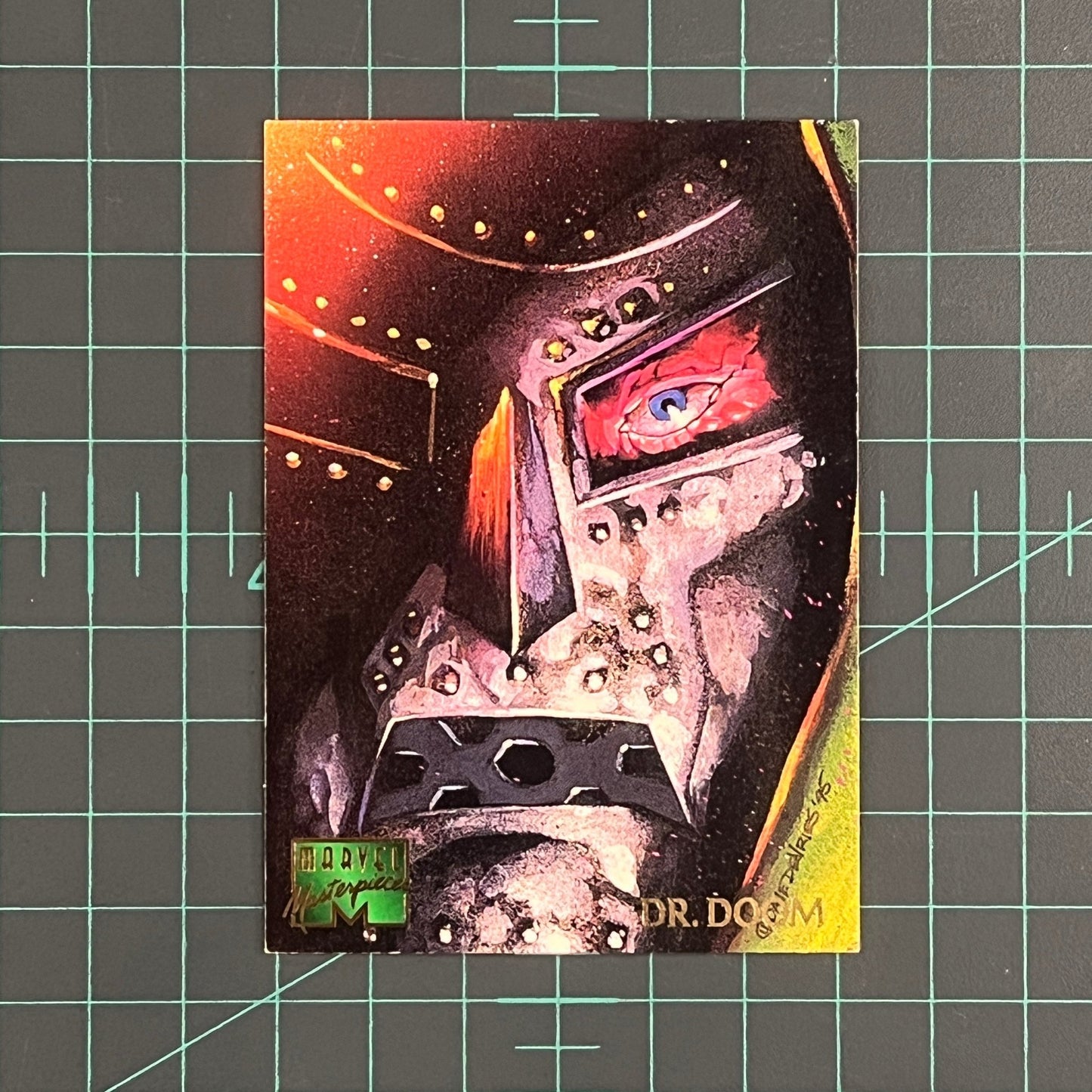 28 Dr. Doom | Devries | 1995 | Marvel Masterpieces | Trading Card - RetroguySA