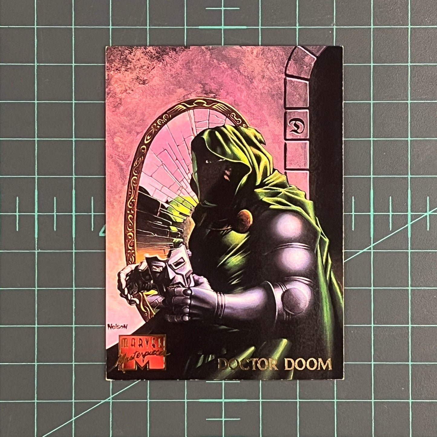 29 Dr. Doom | Nelson | 1995 | Marvel Masterpieces | Trading Card - RetroguySA