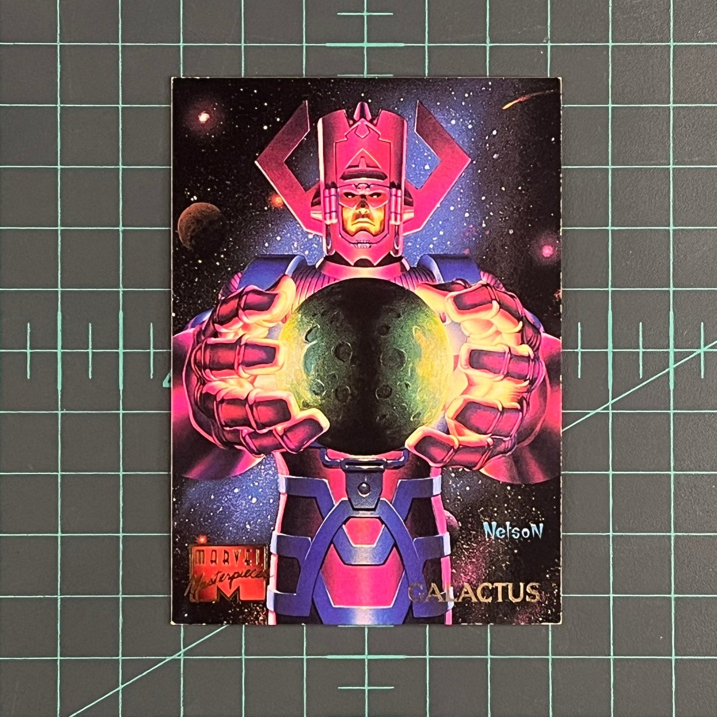 31 Galactus | Nelson | 1995 | Marvel Masterpieces | Trading Card - RetroguySA