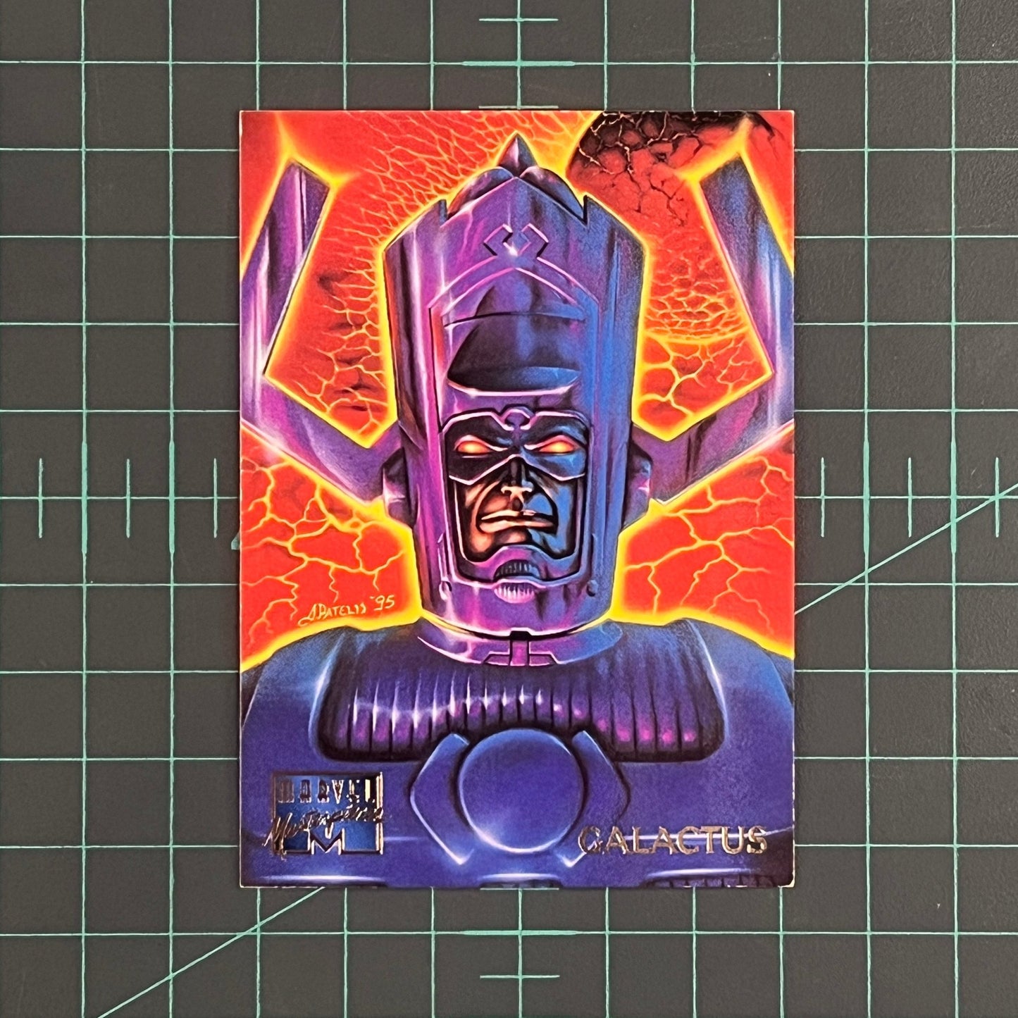 32 Galactus | Patelis | 1995 | Marvel Masterpieces | Trading Card - RetroguySA