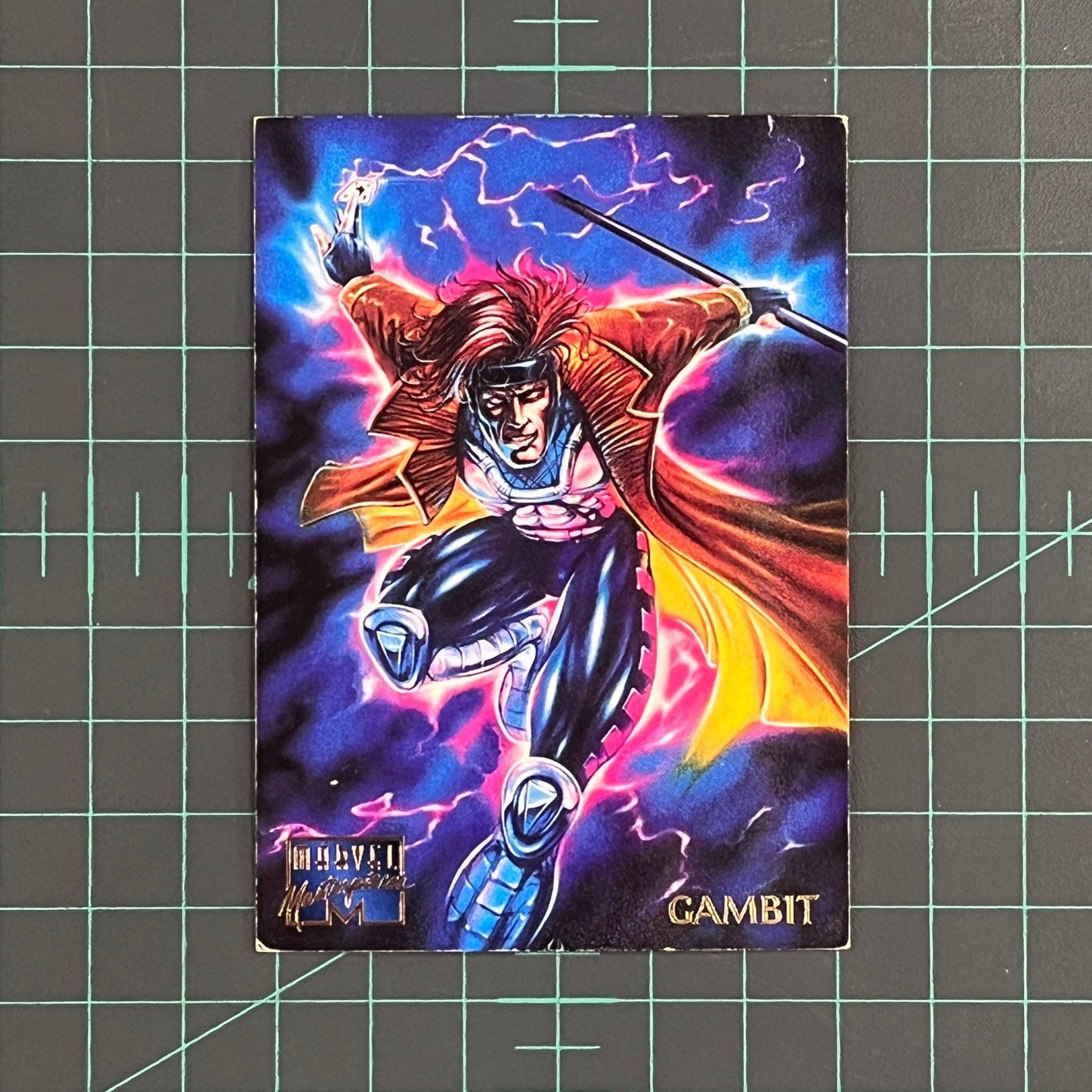 35 Gambit | Patelis | 1995 | Marvel Masterpieces | Trading Card - RetroguySA