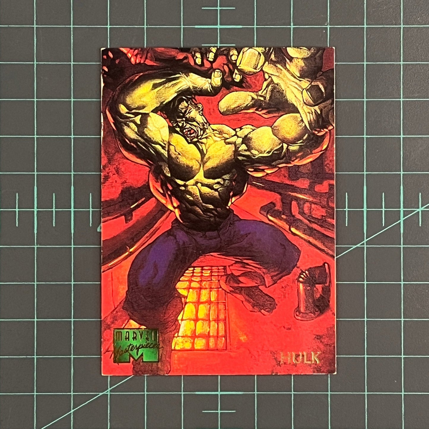 40 Hulk | Devries | 1995 | Marvel Masterpieces | Trading Card - RetroguySA