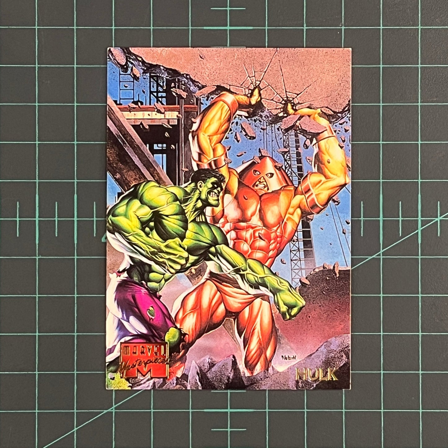 41 Hulk | Nelson | 1995 | Marvel Masterpieces | Trading Card - RetroguySA