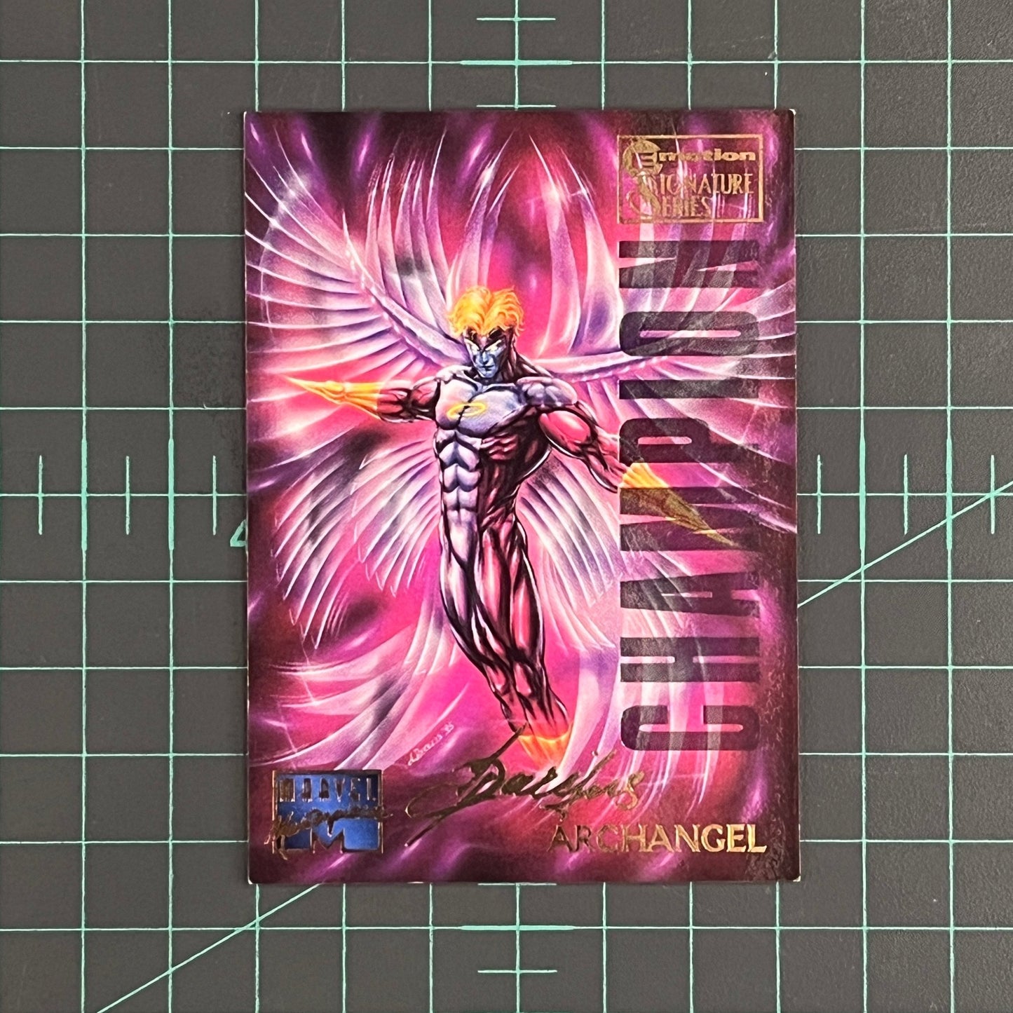 5 Archangel | Patelis | E - Motion Signature Series | 1995 | Marvel Masterpieces | Trading Card - RetroguySA