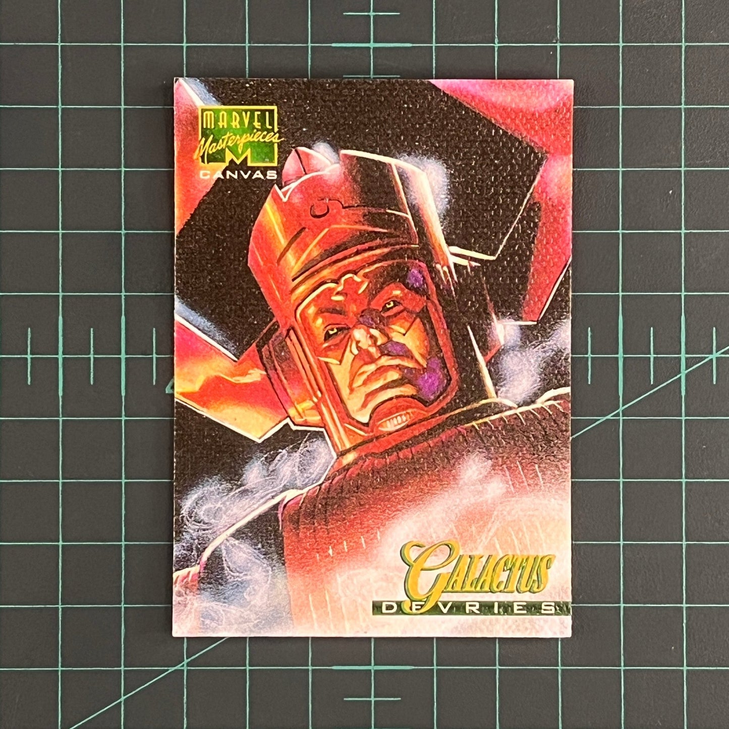 6 Galactus | DeVries | Canvas | 1995 | Marvel Masterpieces | Trading Card - RetroguySA
