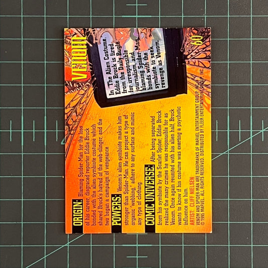 60 Venom | 1995 | Fleer Ultra Spider - Man | Trading Card - RetroguySA