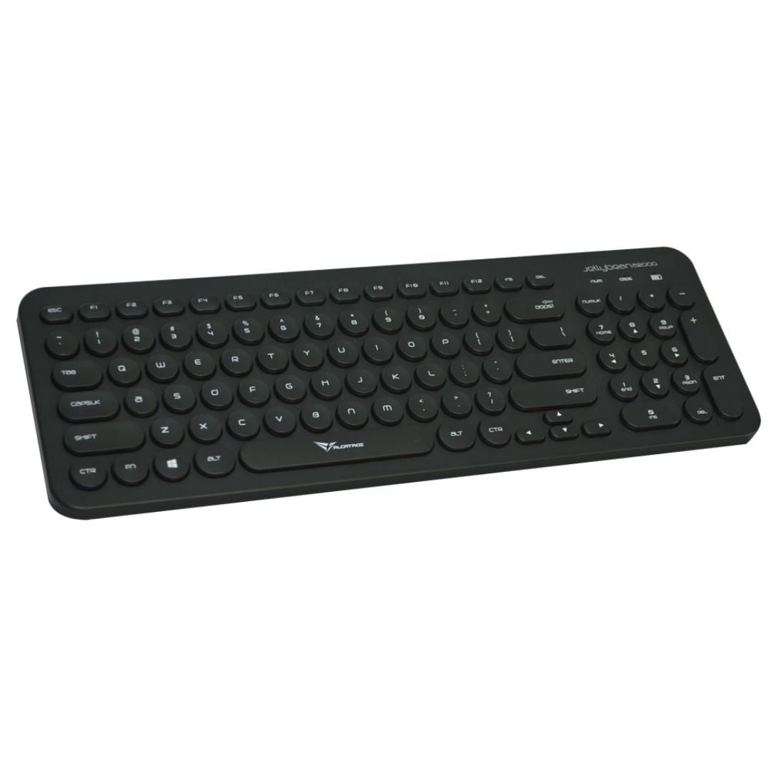 Alcatroz A2000 Jellybean Wireless Keyboard and Mouse Combo - Black
