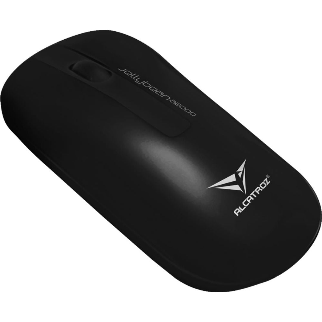 Alcatroz A2000 Jellybean Wireless Keyboard and Mouse Combo - Black