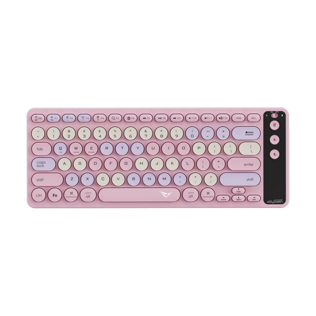 Alcatroz Jellybean Air Dock 2 Bluetooth and Wireless Keyboard - Spring Pink
