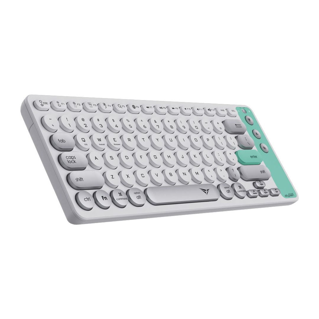 Alcatroz Jellybean Air Dock 2 Bluetooth and Wireless Keyboard - Winter White