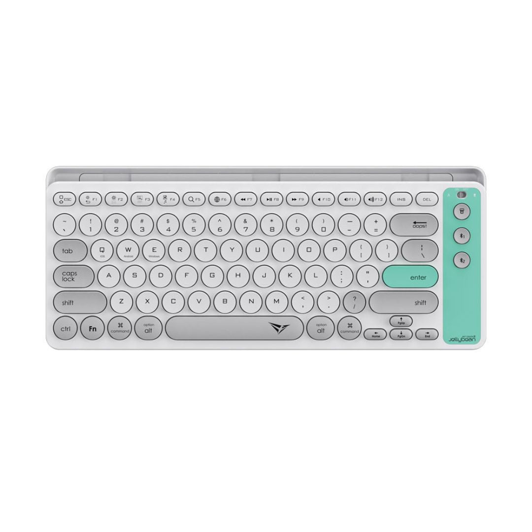 Alcatroz Jellybean Air Dock 2 Bluetooth and Wireless Keyboard - Winter White