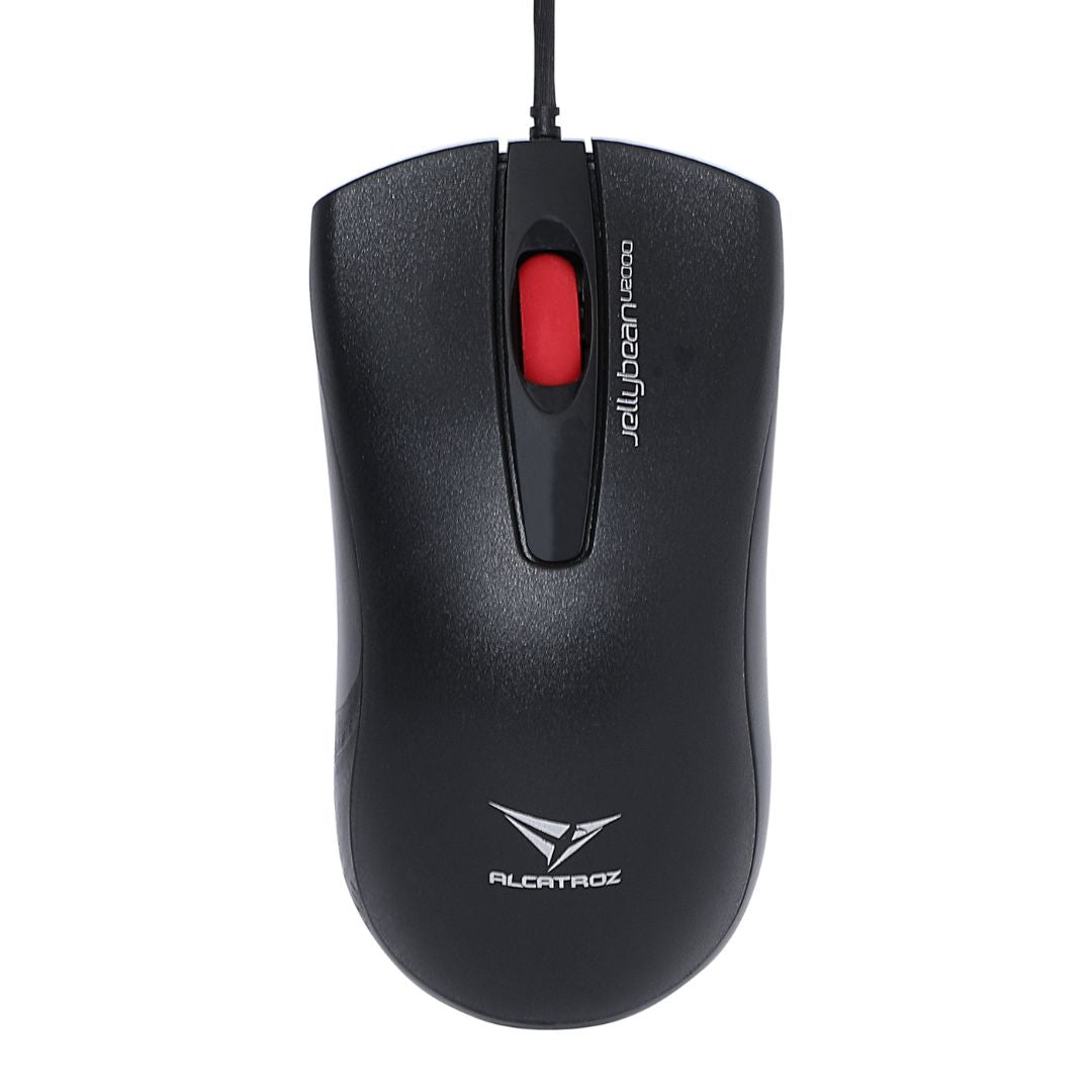 Alcatroz Jellybean U2000 Keyboard and Mouse - Black/Red