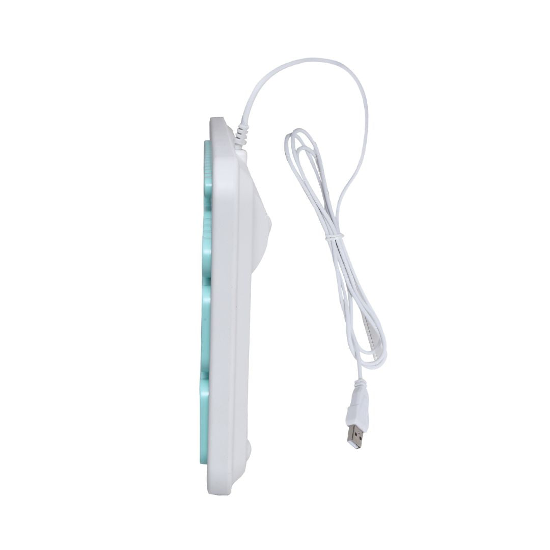 Alcatroz Jellybean U2000 Keyboard and Mouse - White/Mint
