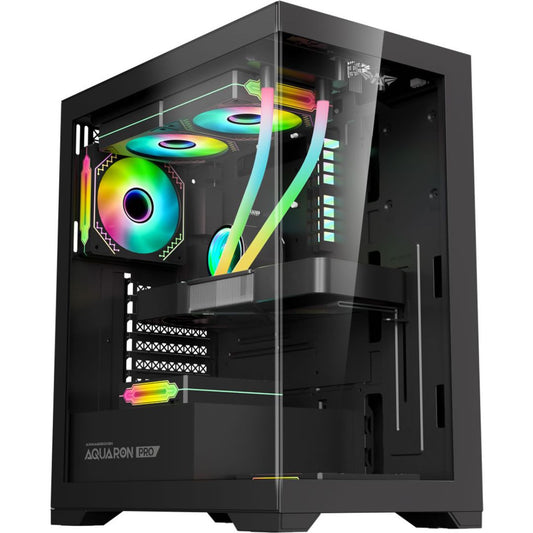 Armaggeddon Aquaron Pro ATX Gaming Case - Black