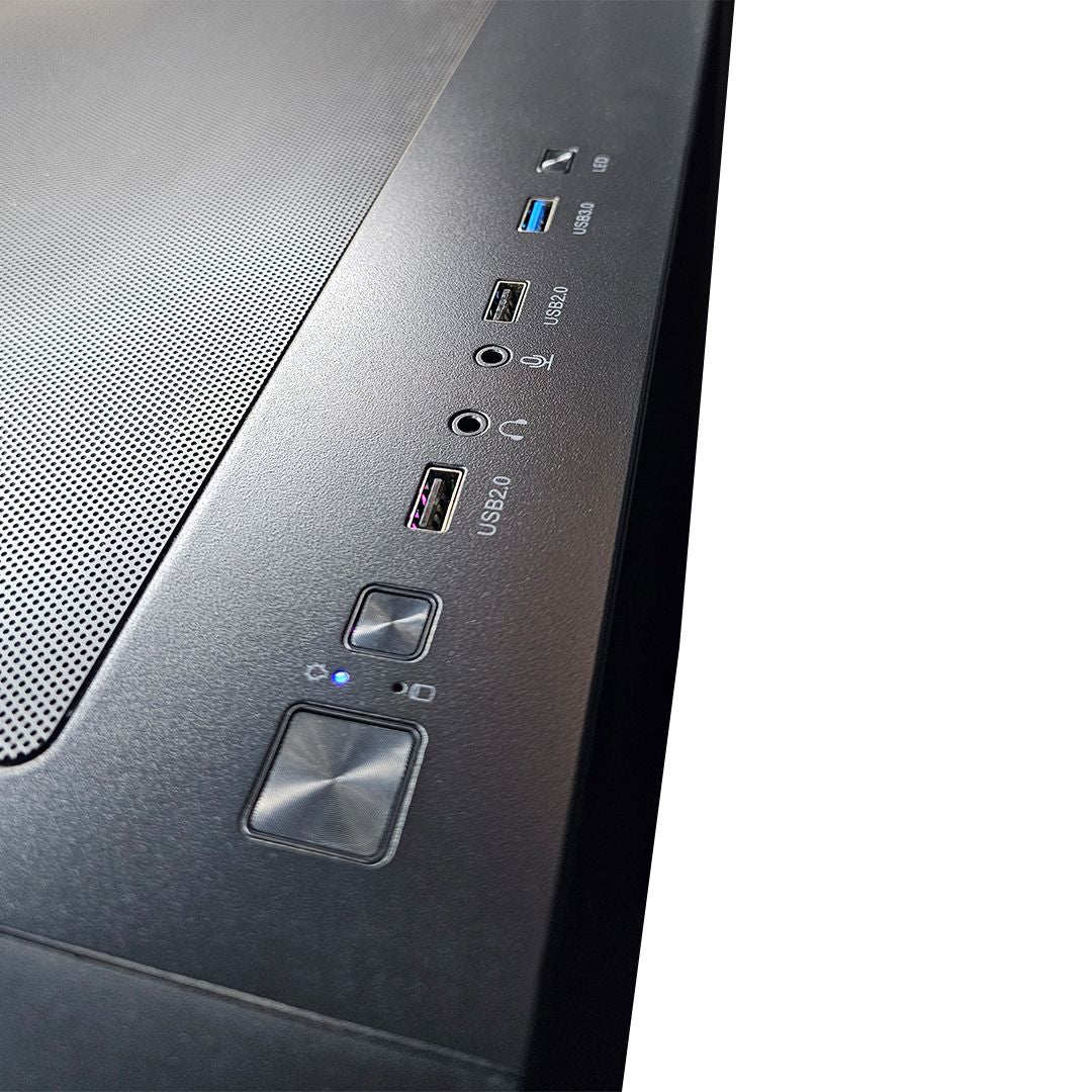 Armaggeddon Aquaron X-Curve 285 MicroATX Gaming Case - Black