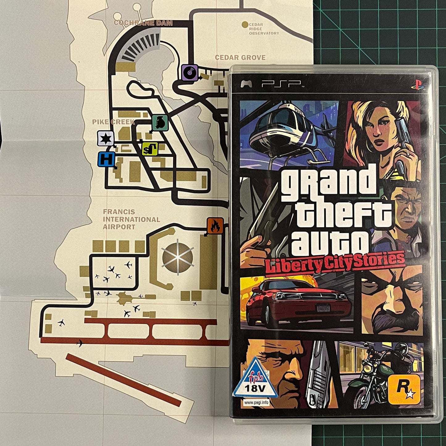 Grand Theft Auto: Liberty City Stories | Including Map | PSP | Used Game