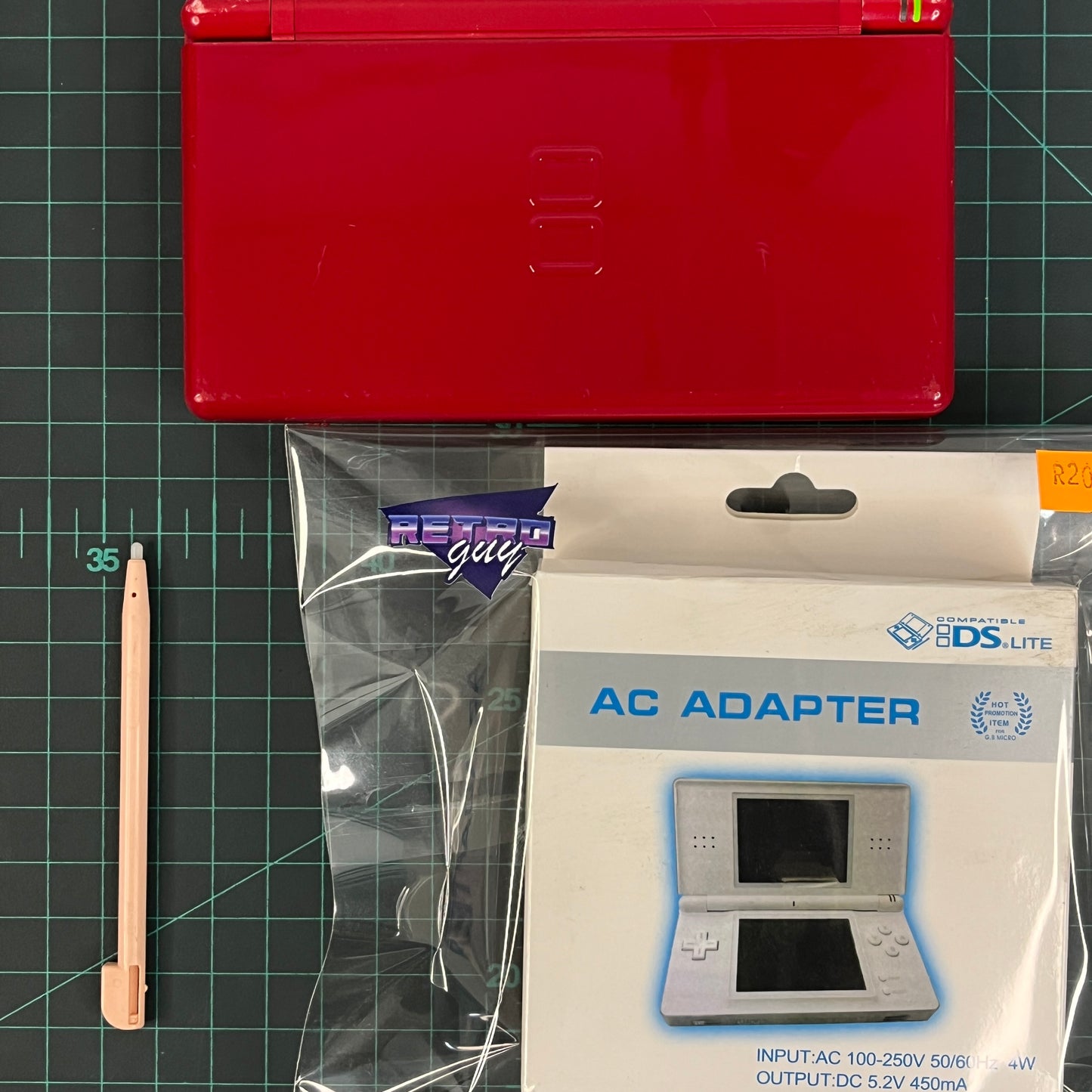 Nintendo DS Lite Bundle | Red | DS Lite | Handheld | Used Console