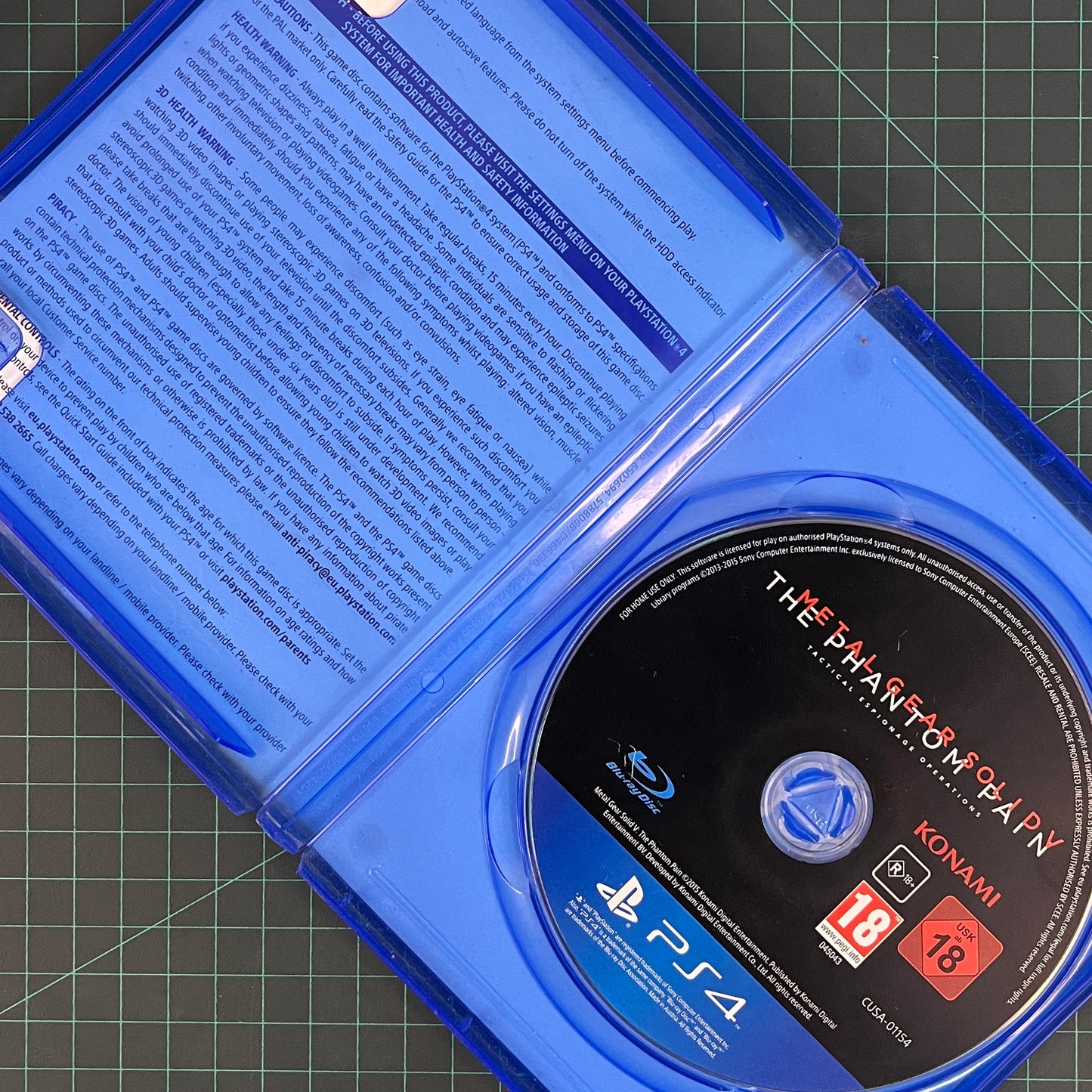 Metal Gear Solid V (5): The Phantom Pain (Day One Edition) | PS4 | Playstation 4 | Used Game