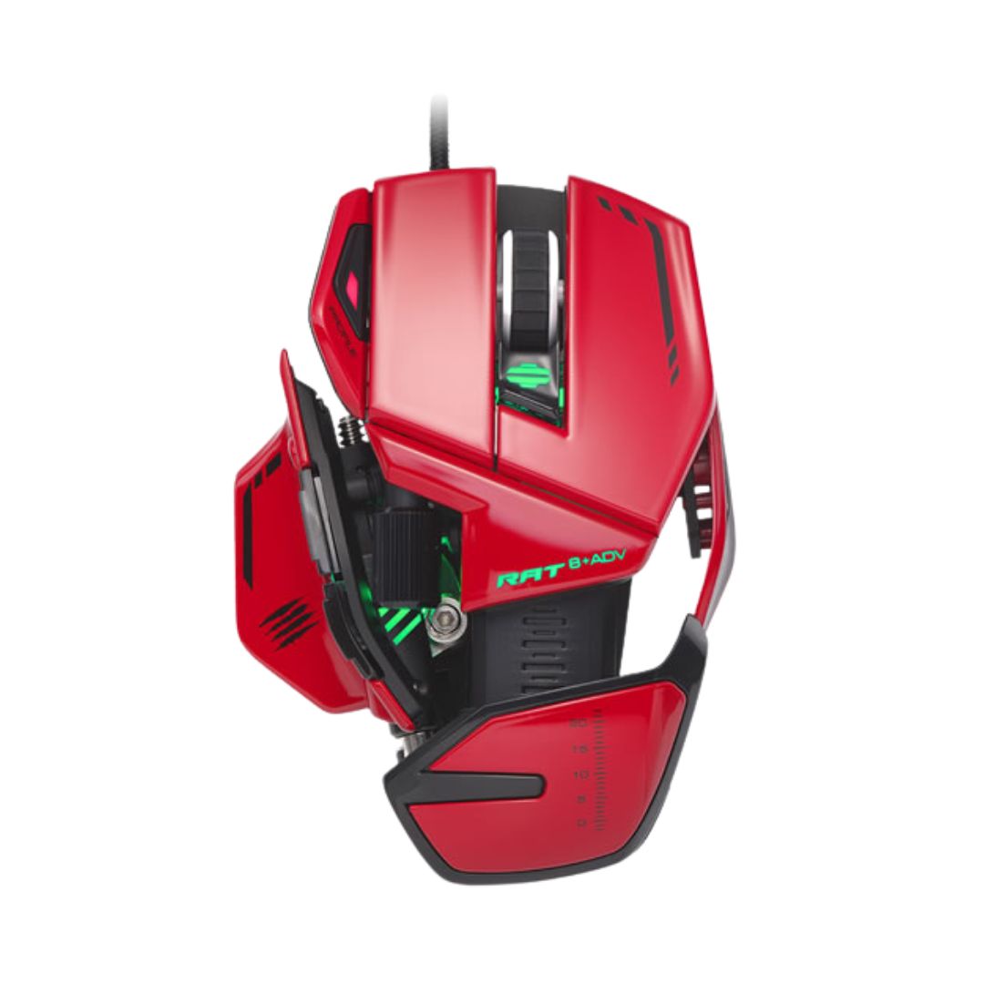 Mad Catz R.A.T. 8+ ADV Highly Customizable Optical Wired Gaming Mouse