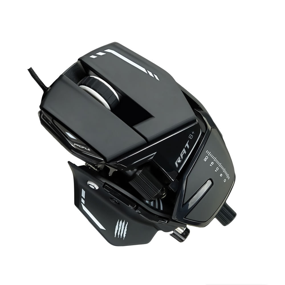 Mad Catz R.A.T. 8+ Wired Fully Adjustable Gaming Mouse - Black