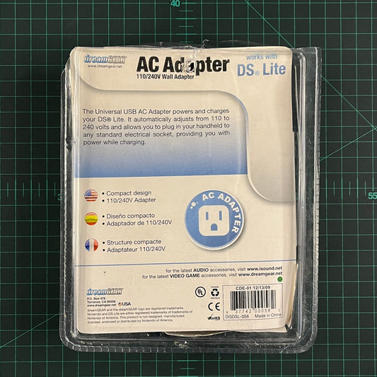 AC Adapter | Charger | Generic 3rd Party | Nintendo DS Lite | Accessories - RetroguySA