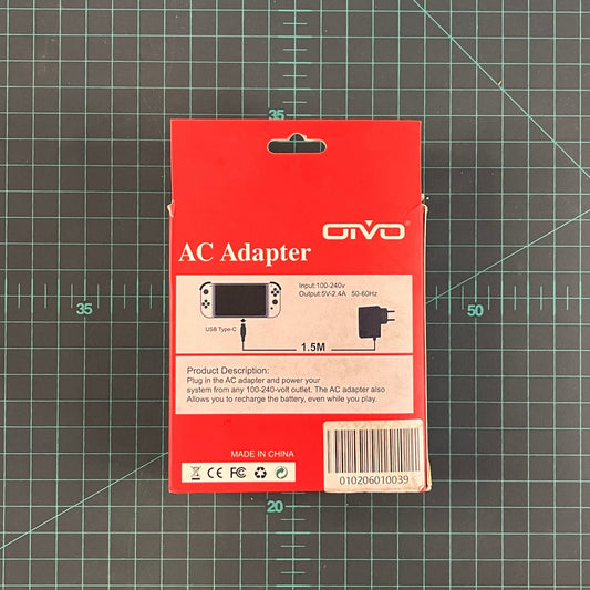 AC Adapter | Charger | USB - C | Generic 3rd Party | Nintendo Switch | New Accessories - RetroguySA