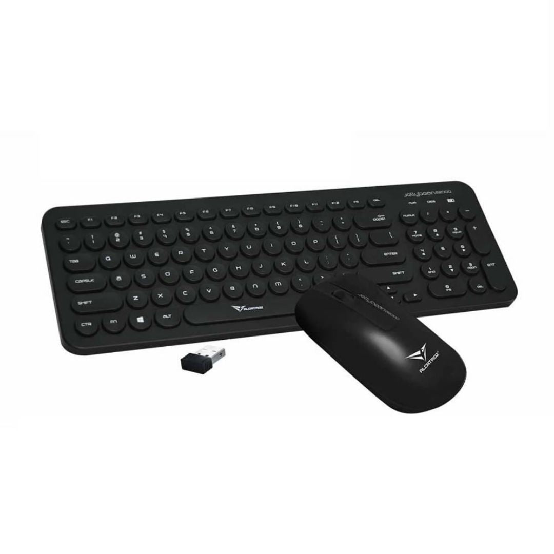 Alcatroz A2000 Jellybean Wireless Keyboard and Mouse Combo - Black - RetroguySA