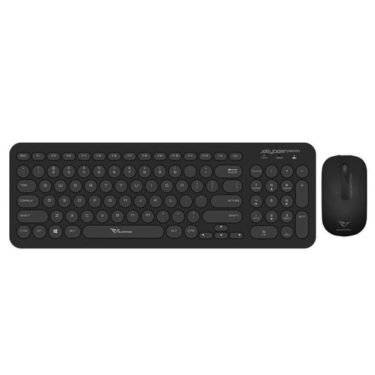 Alcatroz A2000 Jellybean Wireless Keyboard and Mouse Combo - Black - RetroguySA